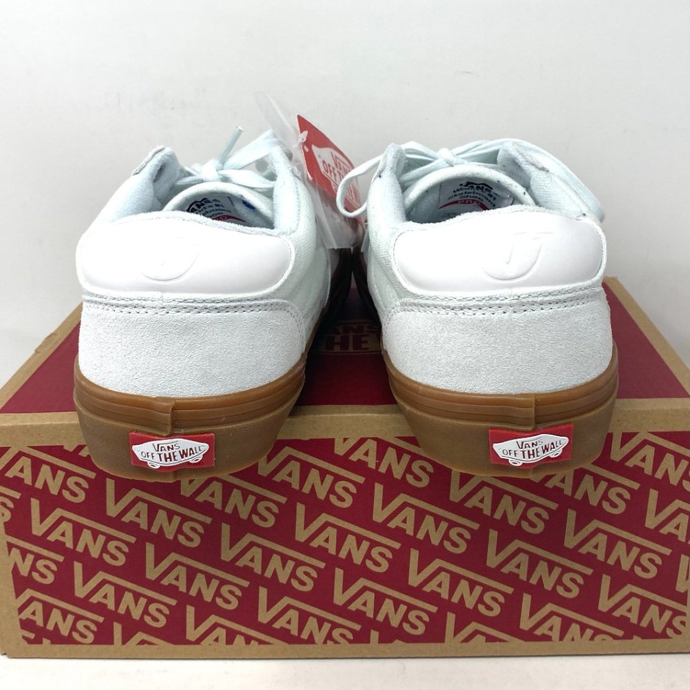 🍃March Sale🍃 VANS Roman Pro Pearl Gum Suede Canvas Women’s Size 9 VN0A4TZCW8S - Picture 4 of 14